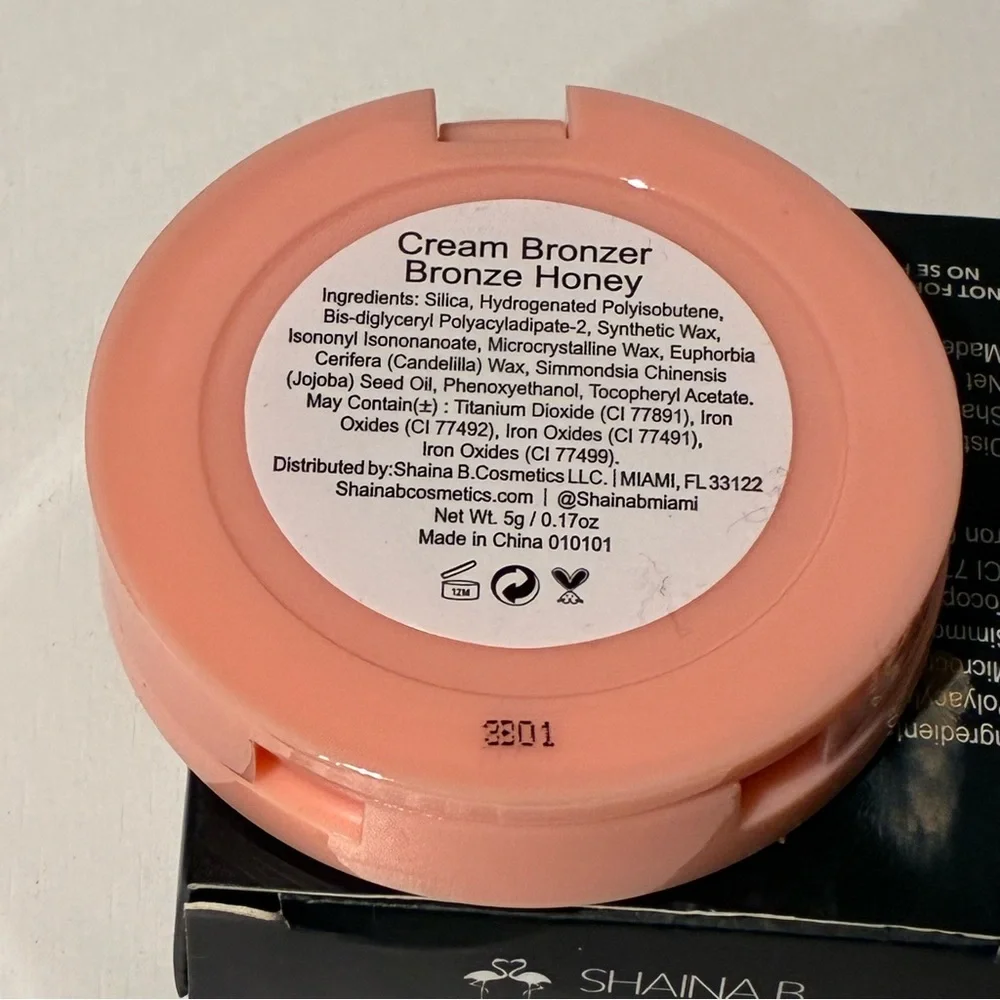 Shaina B Miami‎ Cream Bronzer Bronze Honey 0.17 Oz NEW